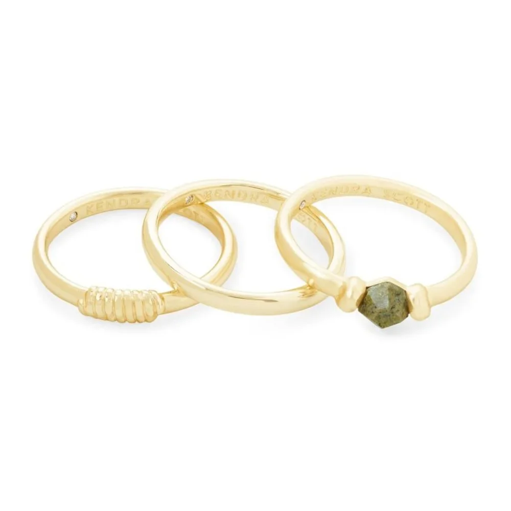 KENDRA SCOTT • Ellms Gold Ring Set* - Picture 7 of 9